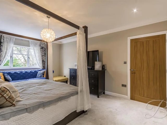 One of the stunning bedrooms at the property