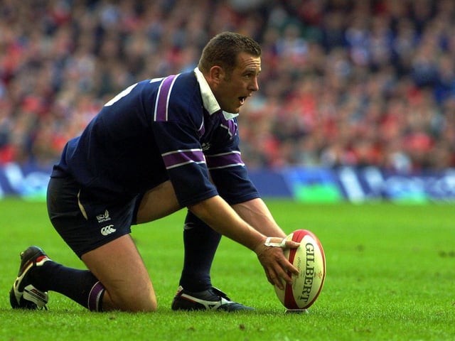 Brendan Laney’s place-kicking accuracy was key to Scotland’s win over Wales in 2002. The Kiwi import played at full-back in Cardiff and slotted over four penalties and a conversion to contribute 14 points to the 27-22 victory.