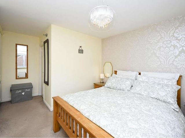 This is another photo of the master bedroom which, as you can see, is a sizeable space.