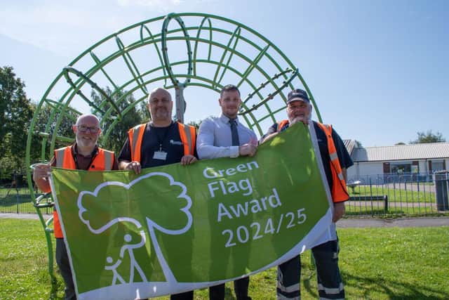 Kingsway Park is flying the Green Flag