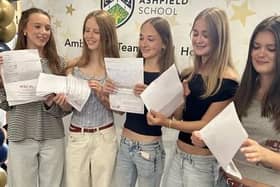 Ashfield students open their results