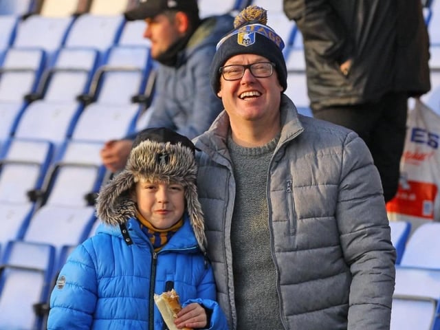 Stags fans before the game.