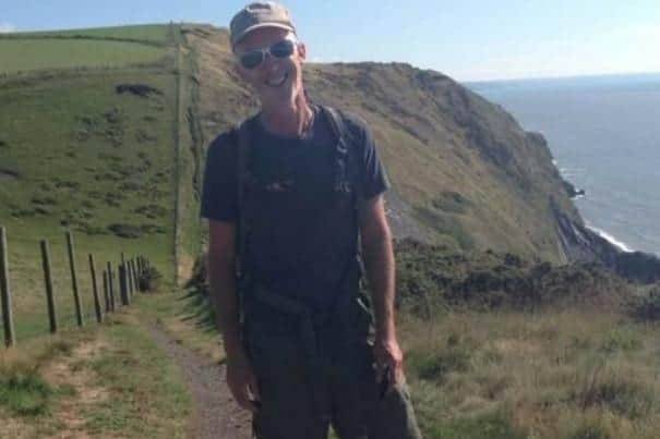 Cyclist Neil Wainwright was seriously injured in a 'hit and run' on Sunday.