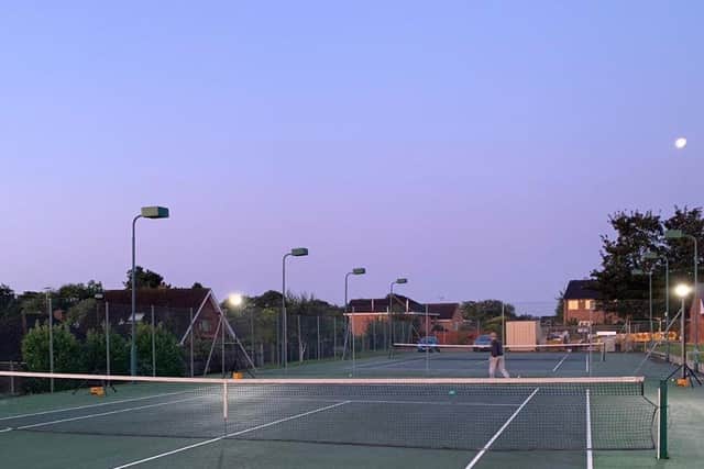 Members will soon take to the courts at Mansfield Lawn Tennis Club.