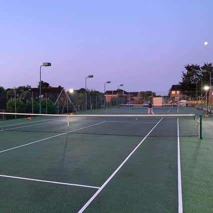 Members will soon take to the courts at Mansfield Lawn Tennis Club.