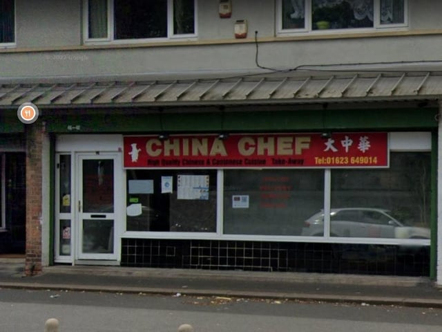 China Chef, 46 Harrop White Road, Mansfield, has a 4.2/5 rating based on 41 reviews