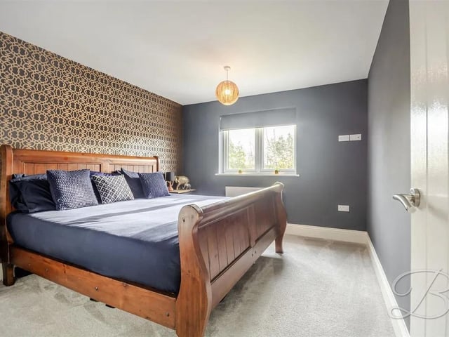One of the stunning double bedrooms in the spacious home.