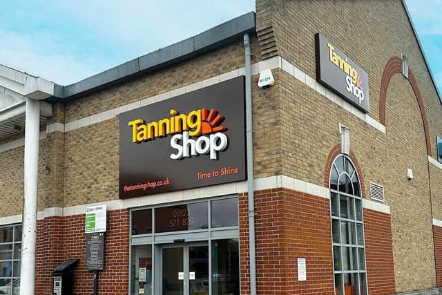 The new Tanning Shop in Mansfield town centre.