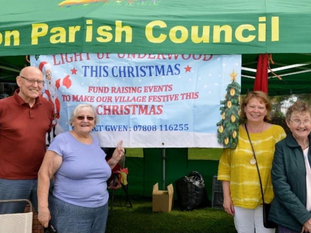 The Selston Parish Council stall at the 2019 Underwood Festival.
