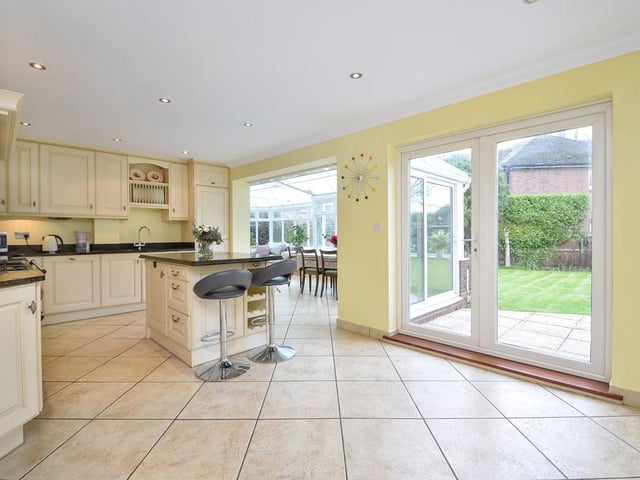 This five bedroom detached house in Emsworth Road, Warblington, is on the market for £800,000. It is listed by Fine and Country.