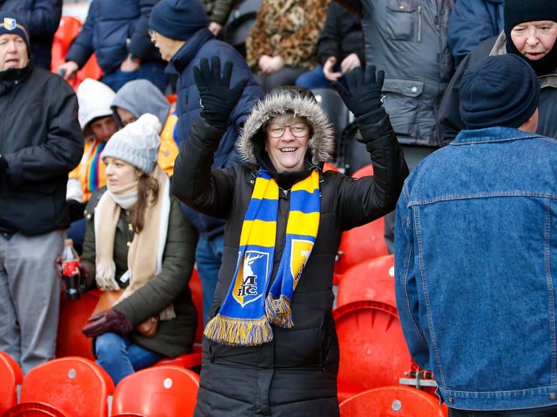 An army of over 3,300 Mansfield Town supporters roared Stags on to victory at Doncaster. Can you someone you know?