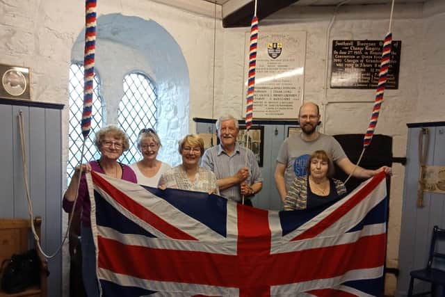The team of St Peter's bell ringers in Mansfield