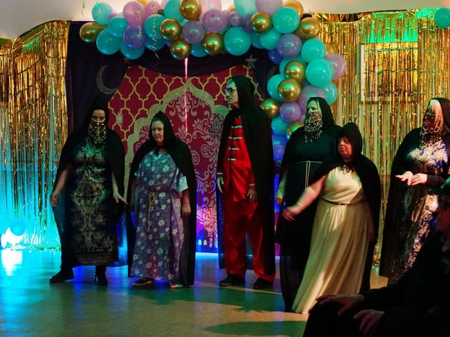 Lots of effort goes into rehearsing, set design, and performing.