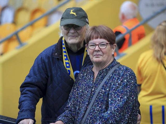 Stags fans at Tuesday night's home win over Blackpool.