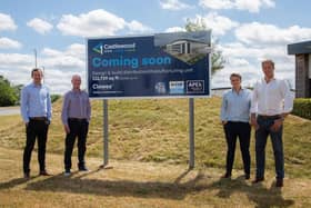 Castlewood 111 - Castlewood Business Park – L-R: Darran Severn & Tim Gilbertson – FHP, Ollie Withers & Tom Kimbell - APEX