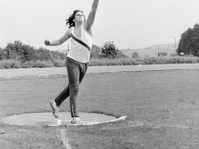 A shot put by a Sutton Harrier.