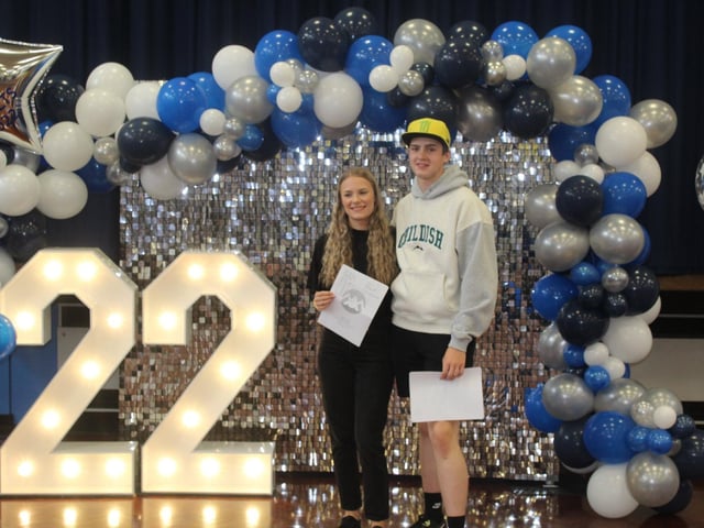 Caitlin Morley and Brad Cheesemond