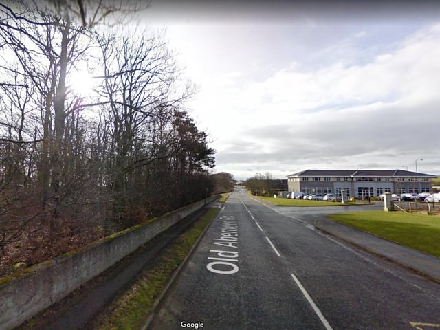 Mobile camera on the B977 at Old Aberdeen Road, Balmedie, Aberdeenshire