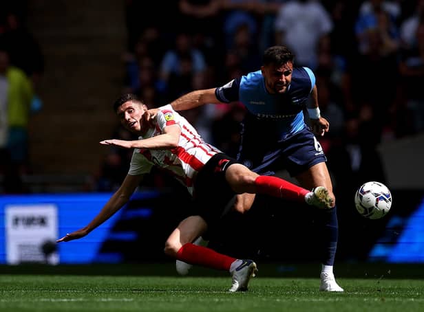 Former Mansfield Town defender Ryan Tafazolli was on the losing side after Sunderland beat Wycombe Wanderers to win the League One play-off final.