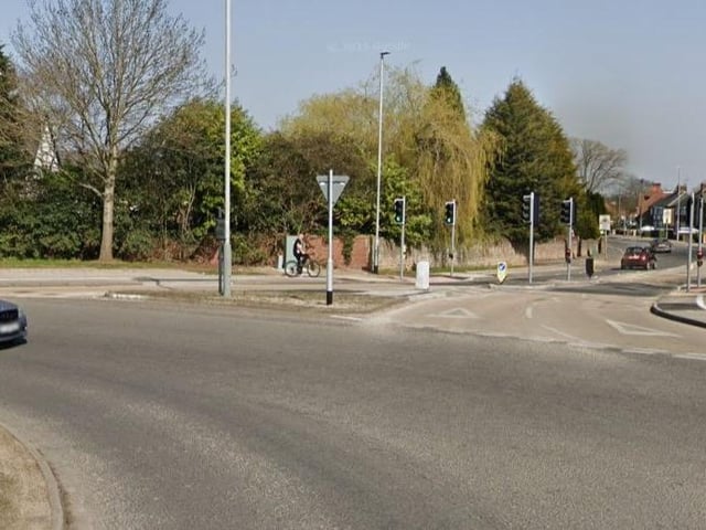Hucknall by-pass at Watnall Road and Nottingham Road section.
