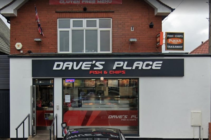 Dave's Place Fish and Chip Shop on Violet Hill, Mansfield.