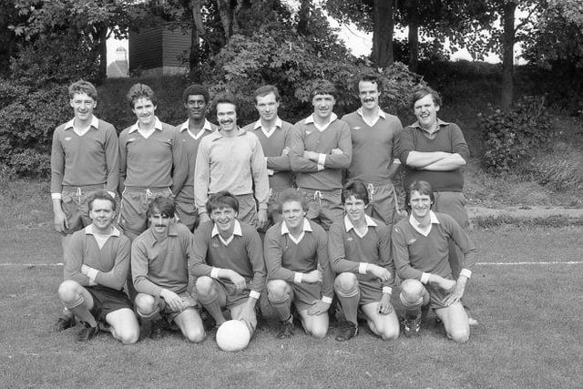 Mansfield Colliery's football team pictured in 1980