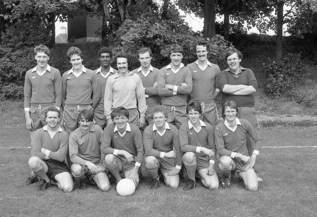 Mansfield Colliery's football team pictured in 1980
