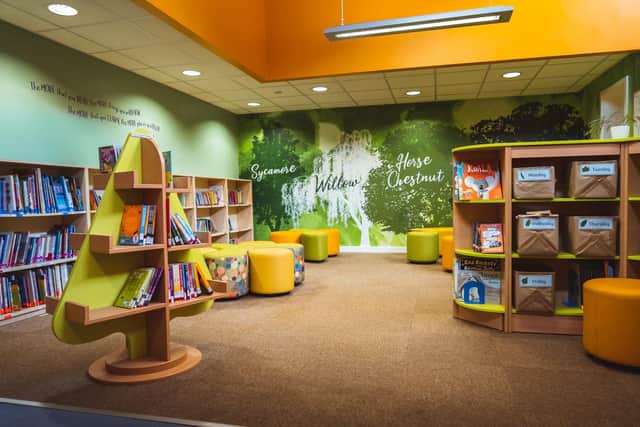 Inside one of the modern rooms at Farnsfield St Michael's Church Of England Primary School.