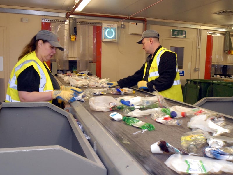 Inside the new NCC/Veolia recycling factory in 2009