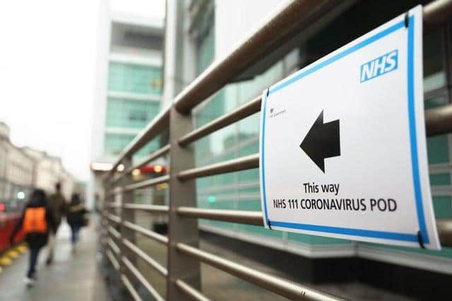 The infant and its mother both tested positive at a north London hospital