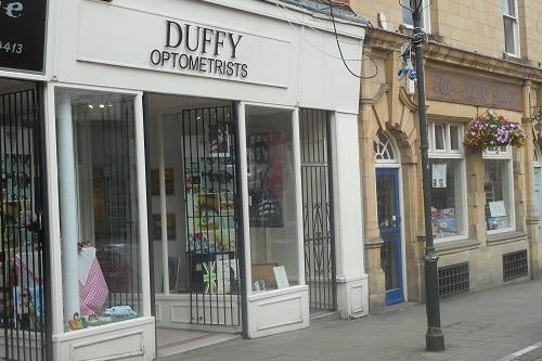 Duffy Optometrists Ltd is a family owned company with practices in Mansfield, Newark and Wollaton. Their Mansfield business can be found at 31 Church Street. Owners John and Maggie Duffy both qualified as optometrists from London’s City University in 1980 and took over a long established practice in Mansfield in 1986. Expansion to Wollaton occurred in 1995, and to the Newark practice in January 2004. (Image by Duffy Optometrists)