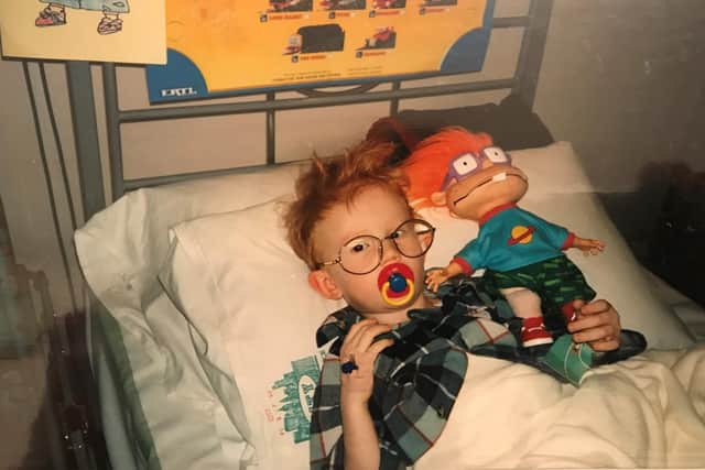 Jack Denby was in and out of hospital with kidney problems as a youngster