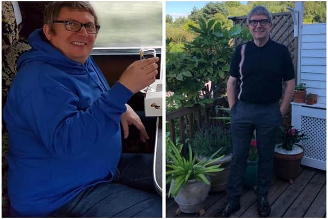 At his heaviest, Phil Ellis tipped the scale at more than 16 stone.