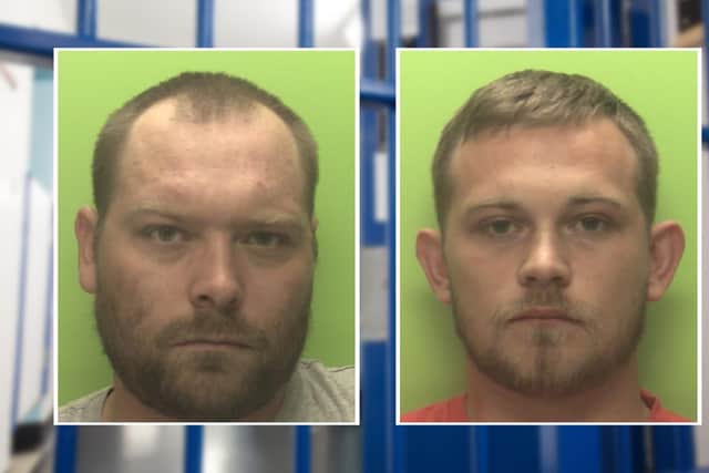Luke Roe (left) and Matthew Roe (right) have both been jailed for life.