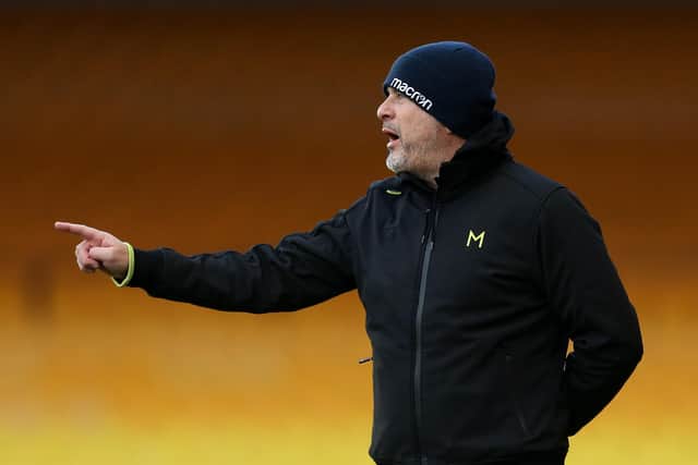 Steve Ball praised his side for their fightback against Mansfield. (Photo by Lewis Storey/Getty Images)