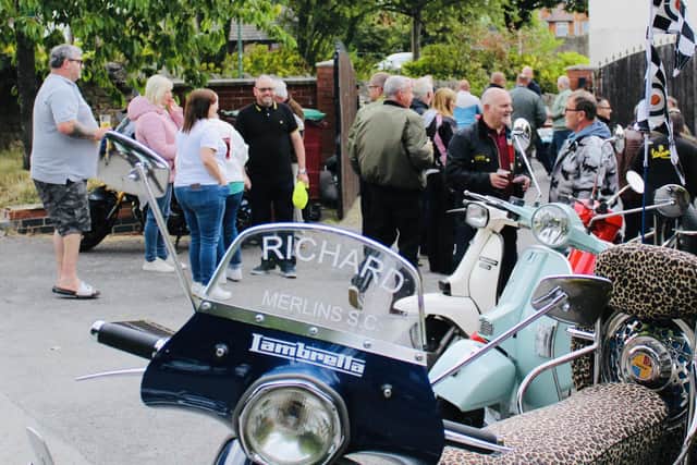 Riders from Warsop and Mansfield welcomed scooter clubs from Derbyshire, Nottinghamshire and Yorkshire.