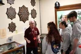 Students visited NFRS Mansfield Fire Museum
