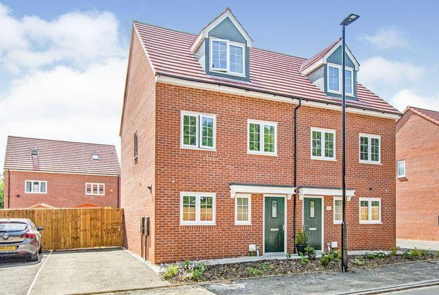 This three bedroom semi-detached house has a master bedroom an en-suite on the second floor. Marketed by William H Brown, 01302 378046.