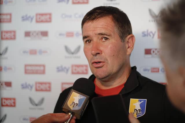 Mansfield Town manager Nigel Clough. Photo by Chris & Jeanette Holloway / The Bigger Picture.media