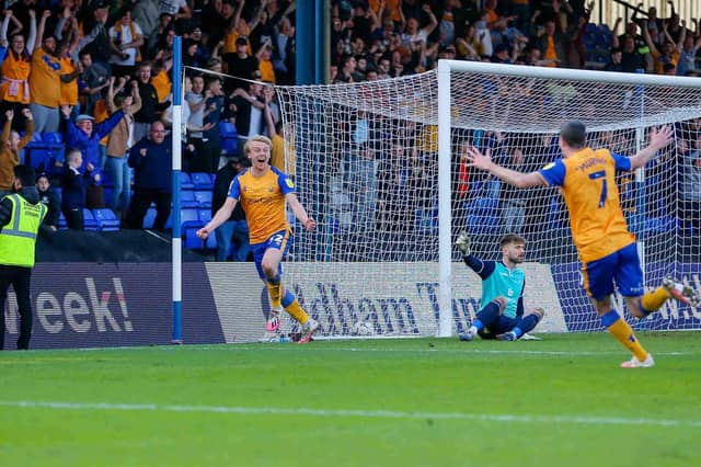 Stags win at Oldham last weekend.