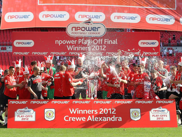 Crewe finished 11 points behind fourth-placed Southend United before going on to beat Cheltenham Town 2-0 in the play-off final.