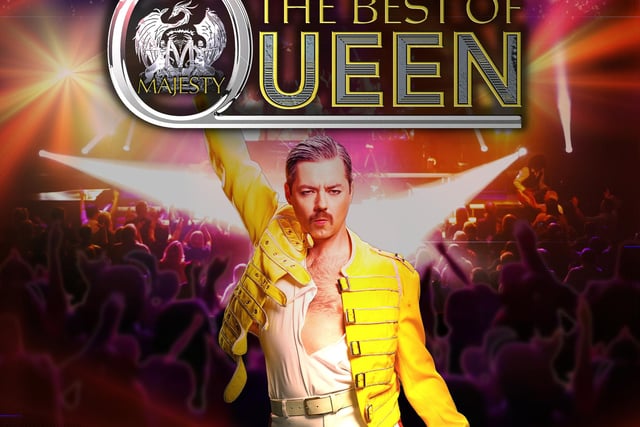 The Best of Queen by Majesty will transport you to a Queen concert at the height of their power. With iconic sound and lights and featuring a selection of Queen’s greatest hits, this magical, live stage show is “guaranteed to blow your mind!”