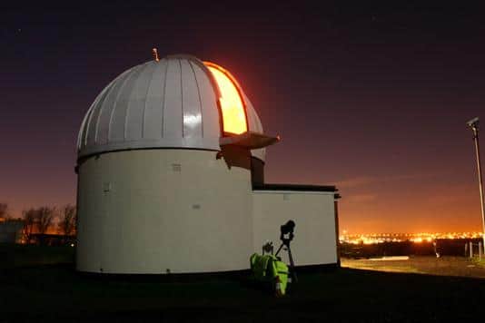 Sherwood Observatory, off Coxmoor Road in Sutton, as it stands today. It is run by the Mansfield and Sutton Astronomical Society.