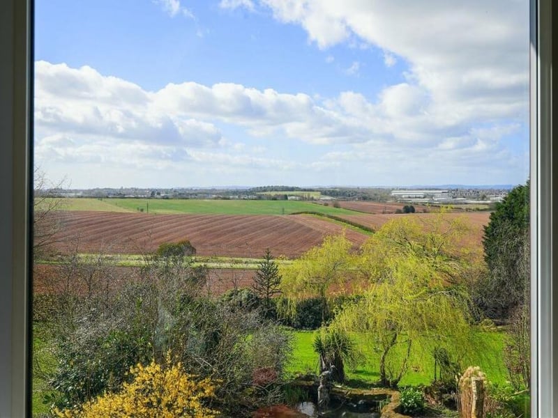 Feast your eyes on the breathtaking views over open fields from one of the first-floor bedrooms.