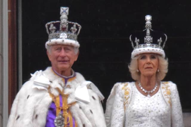 Among the photos that James took on the big day was this one of the newly-crowned King and Queen on the balcony at Buckingham Palace.