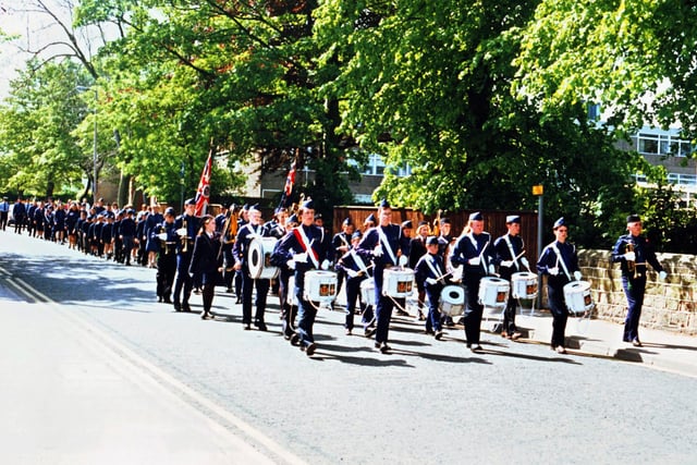 2nd Sutton in Ashfield Boys and Girls Brigade Band at Mansfield Battalion Church Parade