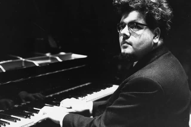 Pictured : John Ogdon, September 25, 1962: (1937 - 1989) rehearsing for his Royal Festival Hall solo debut, after recently winning first prize in the Moscow Tchaikovsky Competition.  (Photo by Keystone/Getty Images)