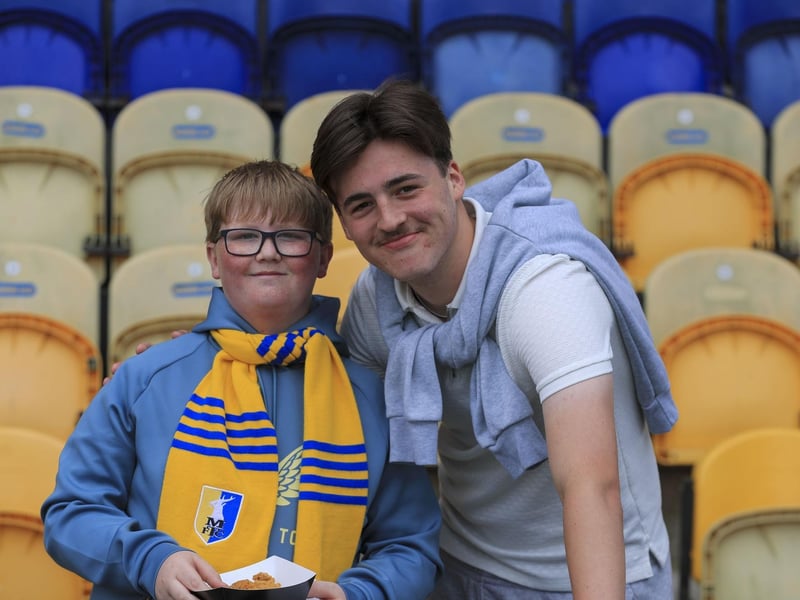 Mansfield Town ended the season in style with a comfortable win over Exeter City.
