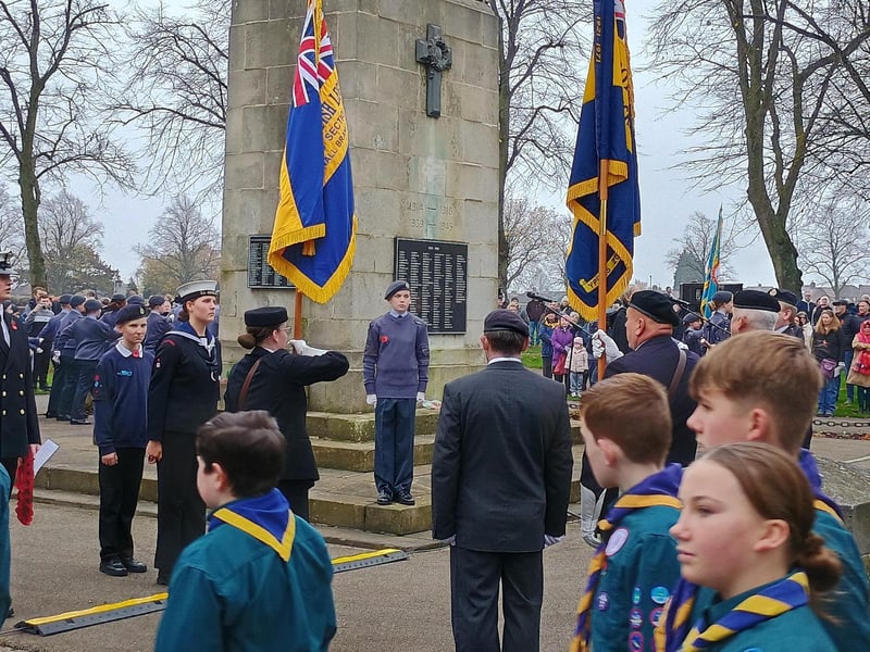 Ashfield residents paid their respects.