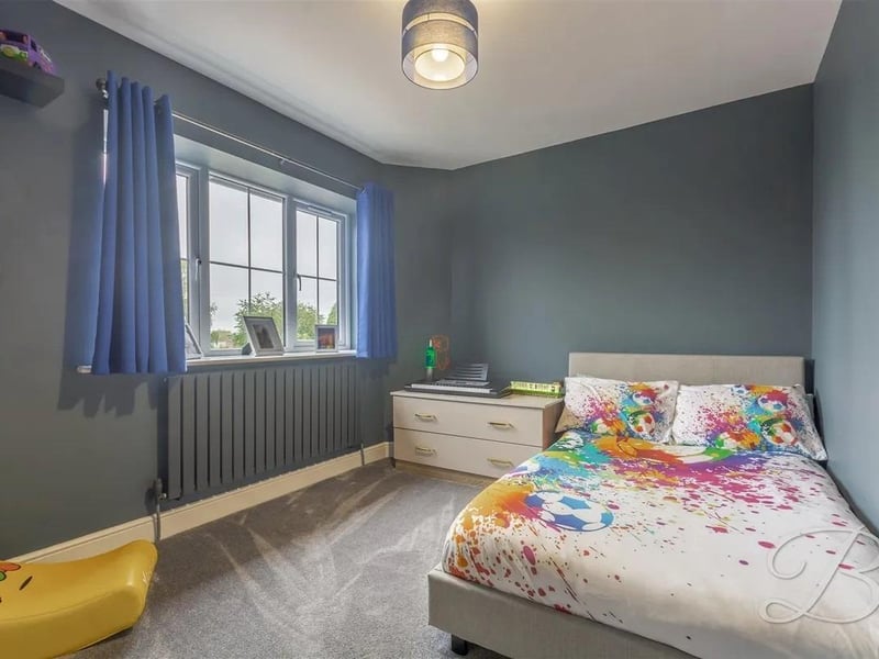 The property boasts four bedrooms, perfect for a growing family